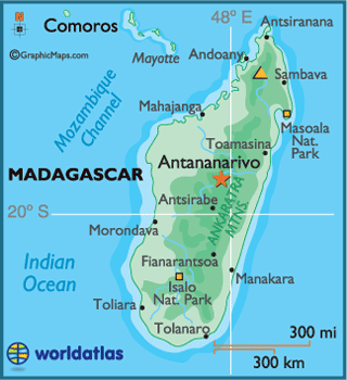 madagascar map